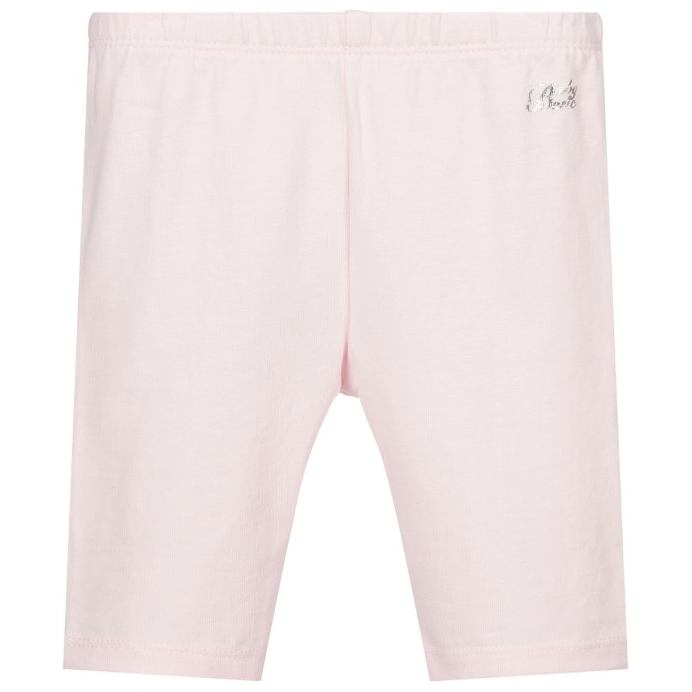 Mayoral Short cycliste rose en coton Childrensalon Outlet