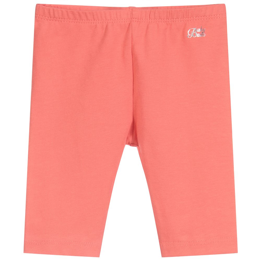 Mayoral-Pink Cotton Short Leggings | Childrensalon Outlet