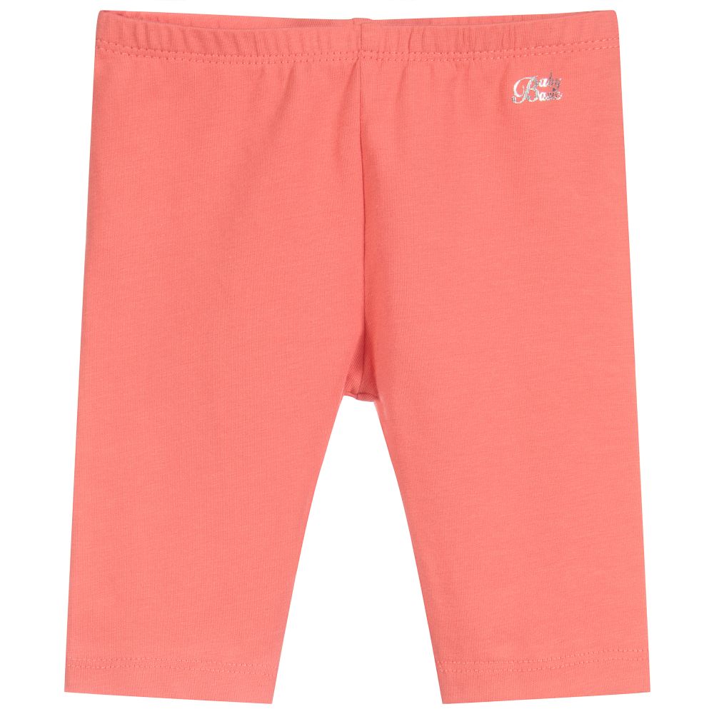 Mayoral - Pink Cotton Short Leggings | Childrensalon