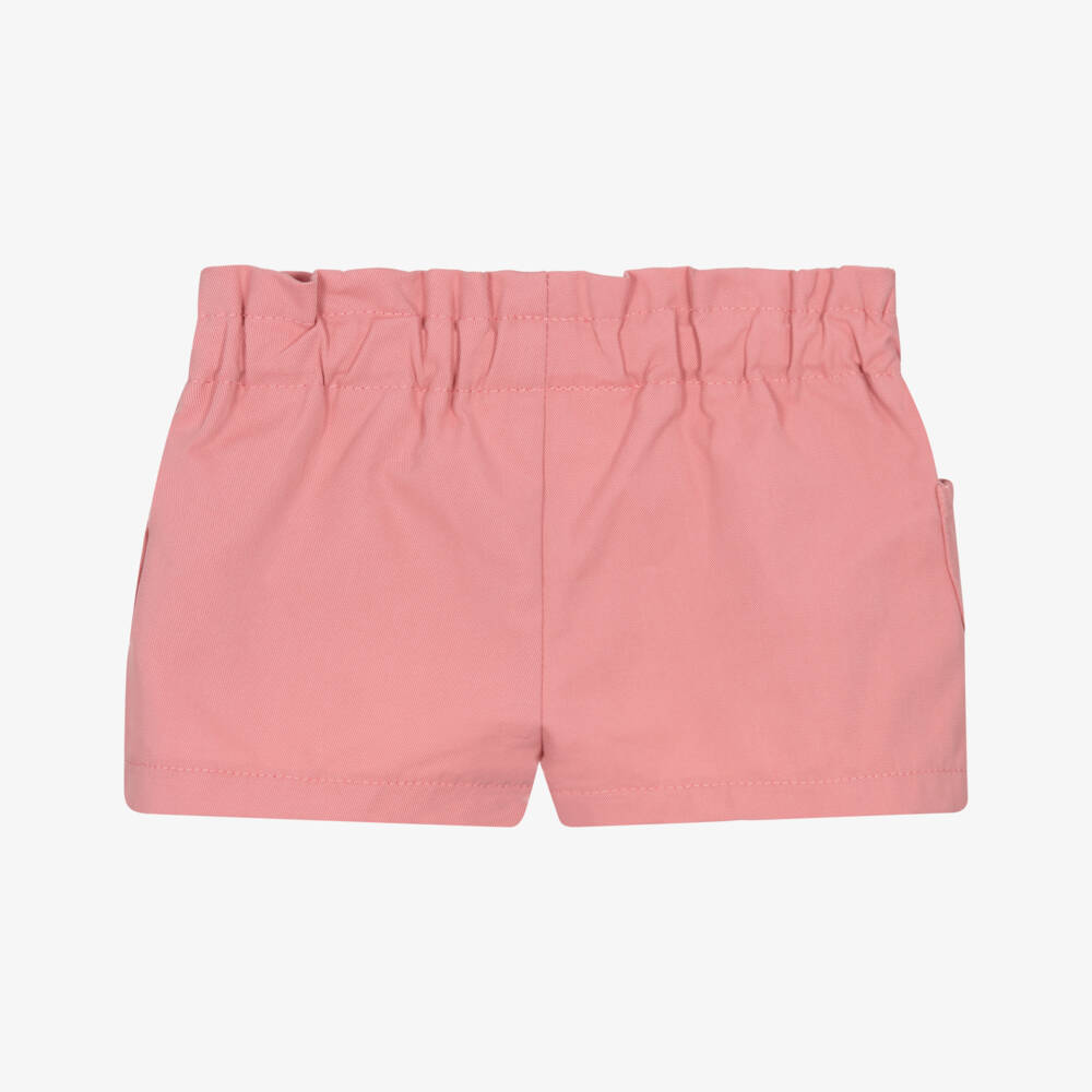 Mayoral Newborn-Pink Cotton Shorts | Childrensalon Outlet