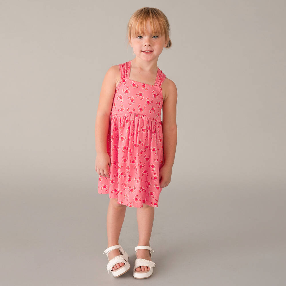 Mayoral-Pink Crab Dress | Childrensalon Outlet