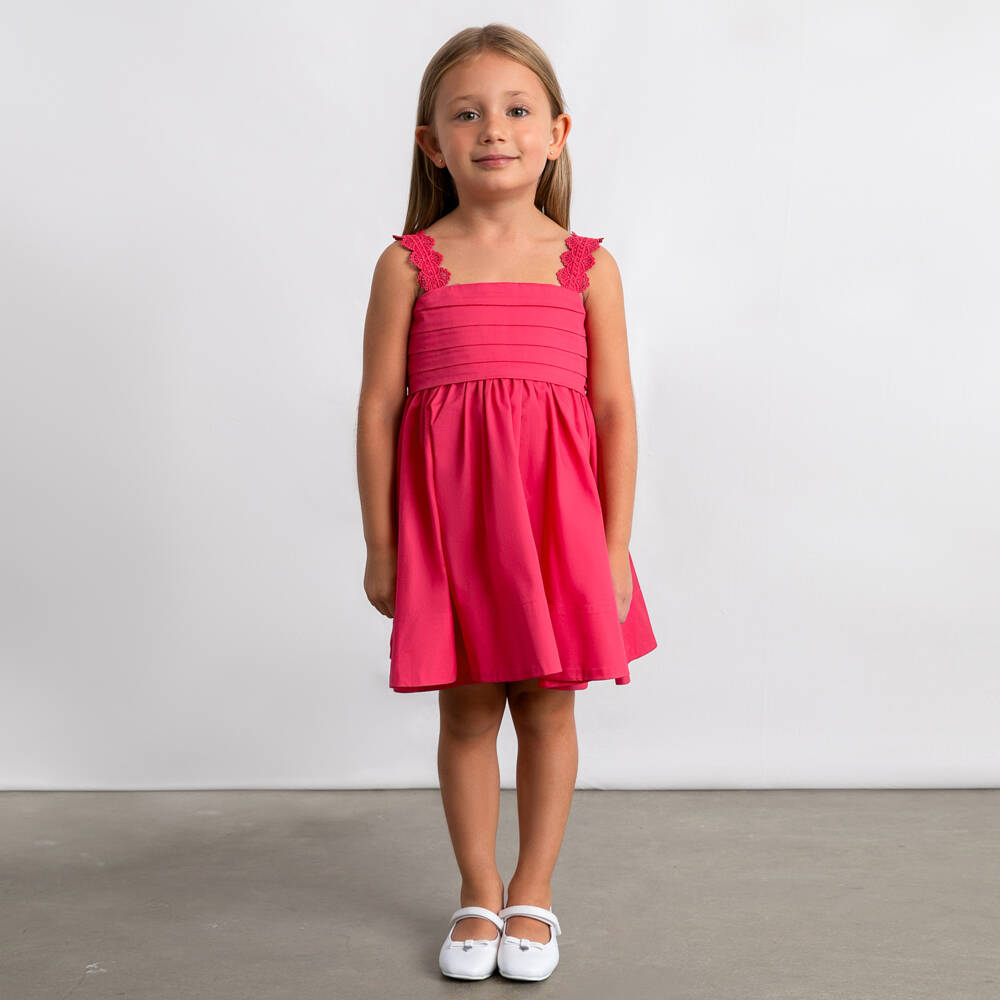 Mayoral-Pink Dress | Childrensalon Outlet