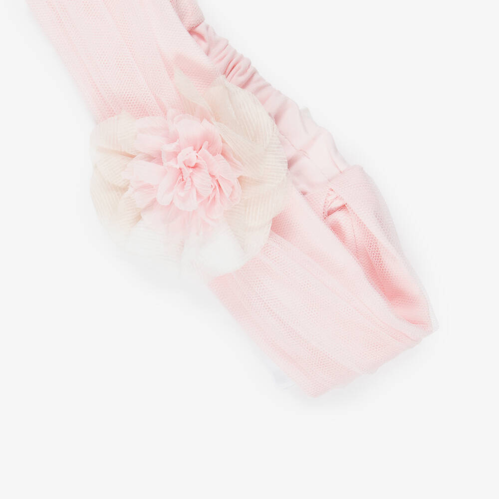 Mayoral Newborn-Pink Flower Hairband | Childrensalon Outlet