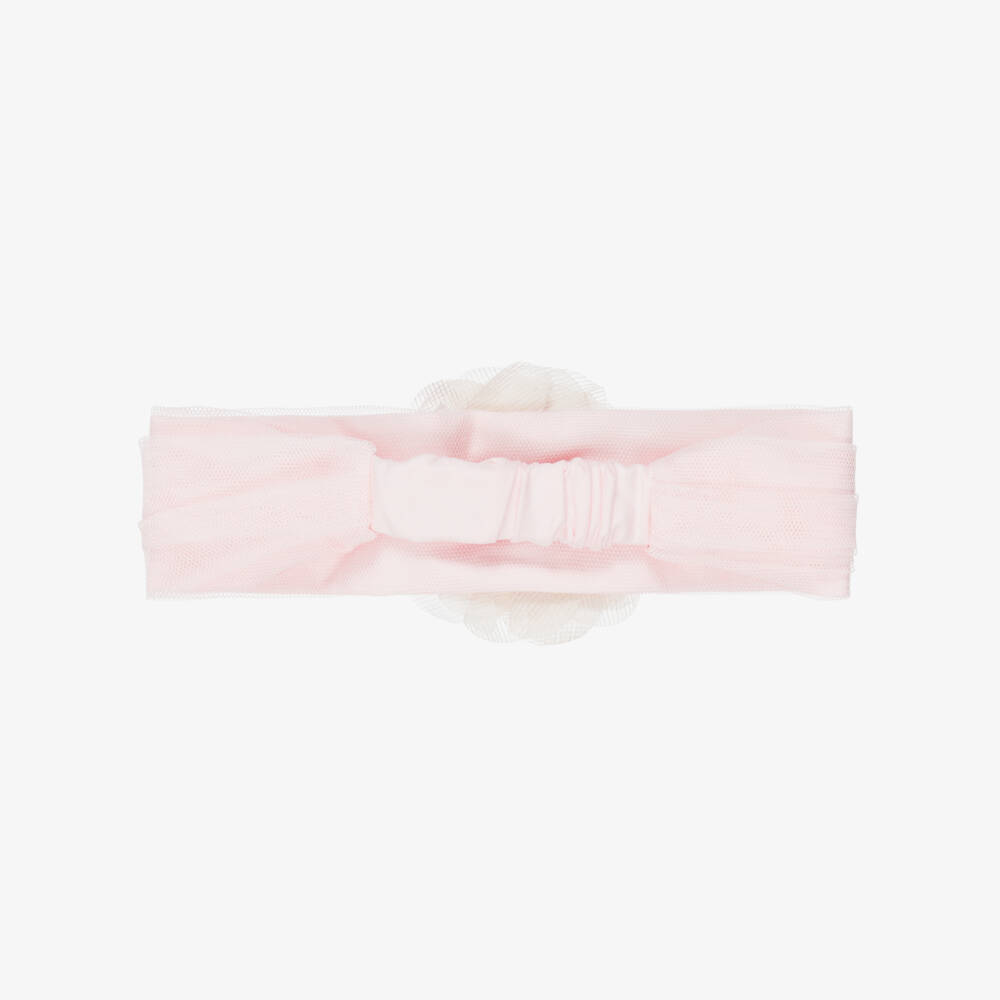 Mayoral Newborn-Pink Flower Hairband | Childrensalon Outlet