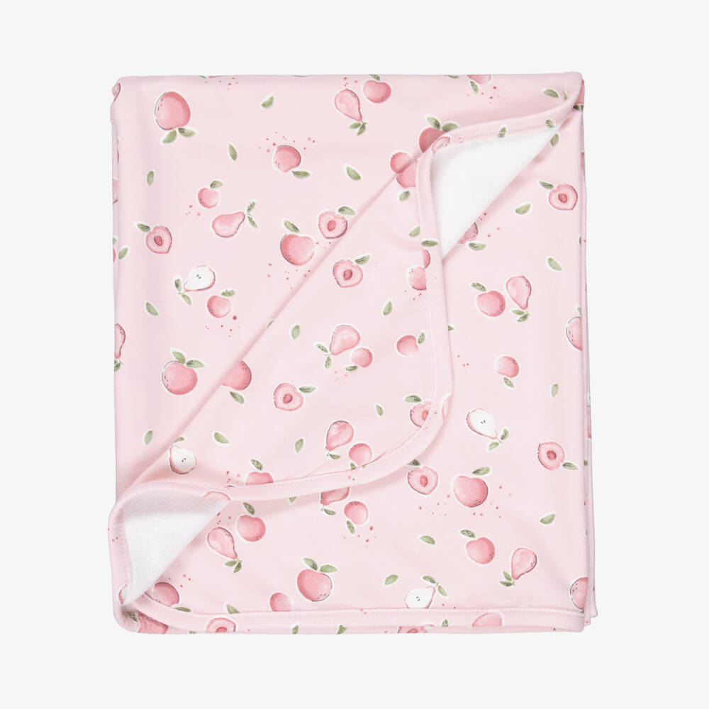 Mayoral Newborn-Pink Fruits Blanket | Childrensalon Outlet