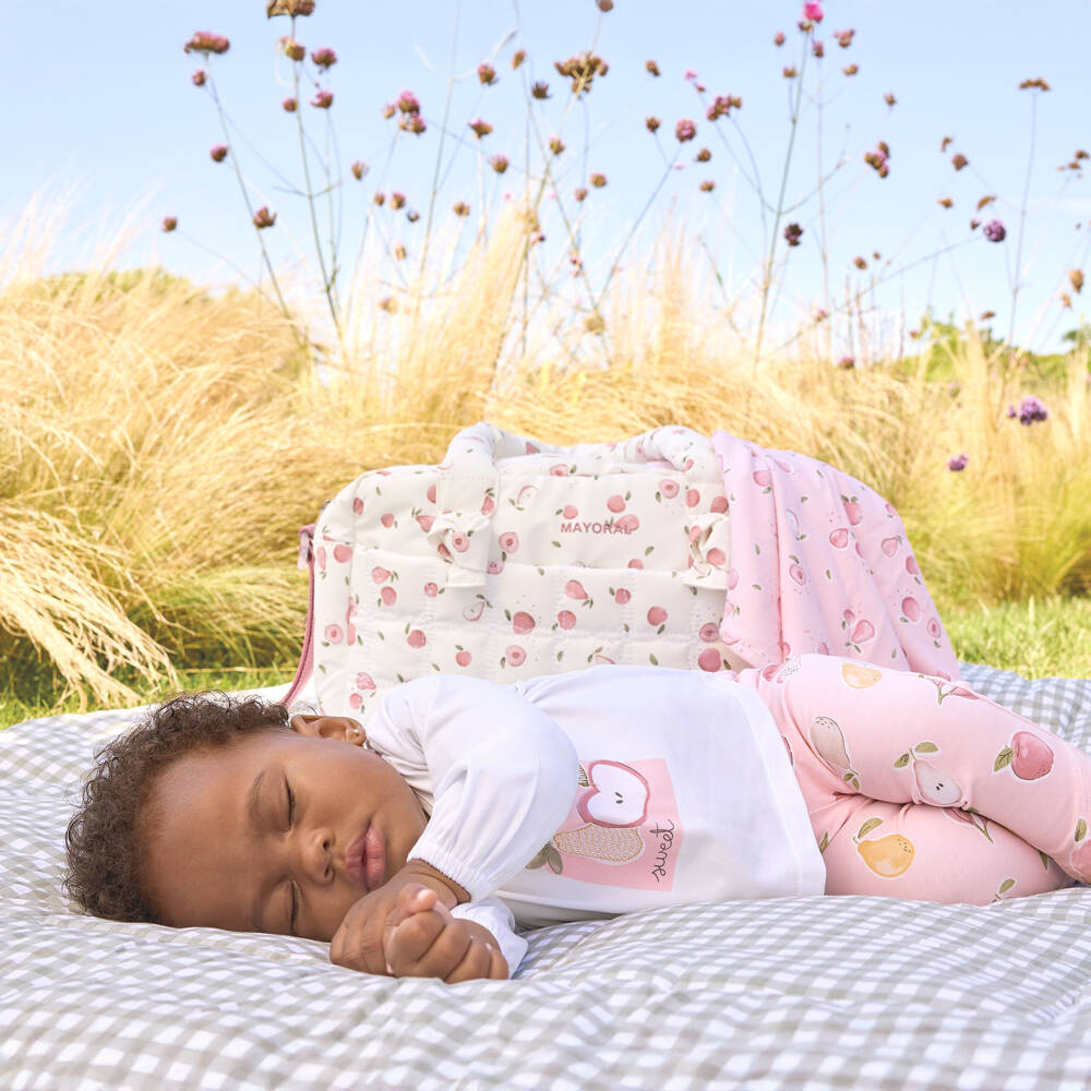 Mayoral Newborn-Pink Fruits Blanket | Childrensalon Outlet