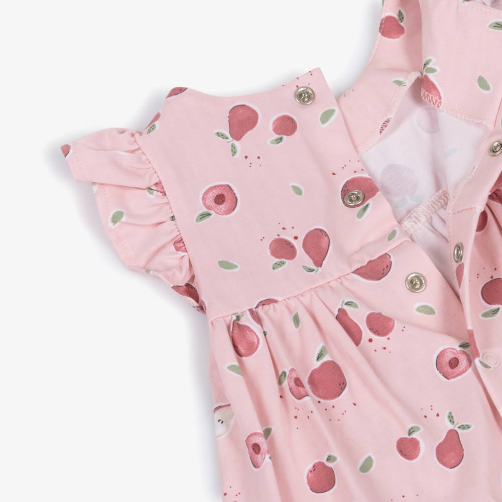 Mayoral Newborn-Pink Fruits Dress Set | Childrensalon Outlet