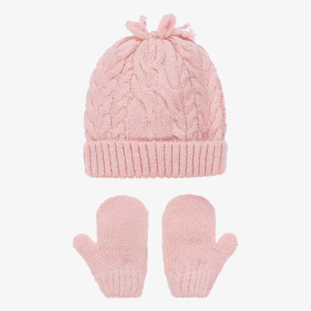 Baby hat scarf and mittens hotsell