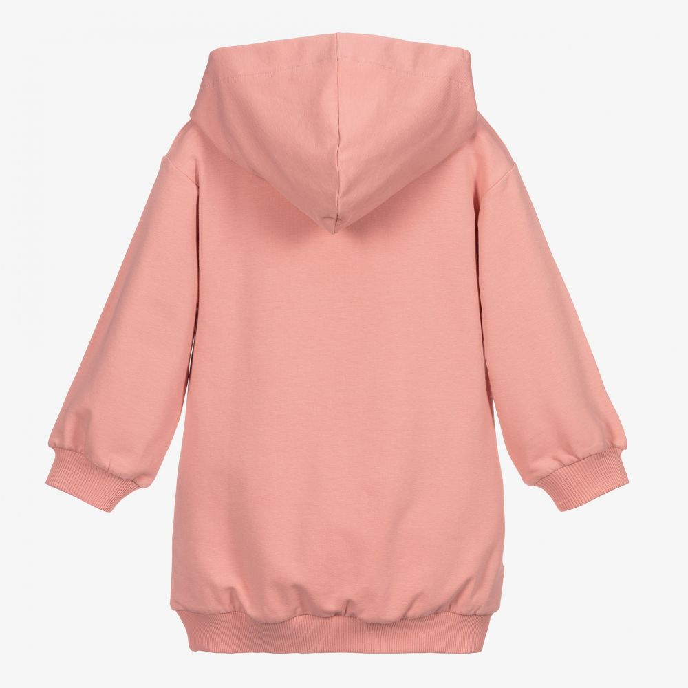 Mayoral Pink Hooded Sweatshirt Dress Childrensalon Outlet
