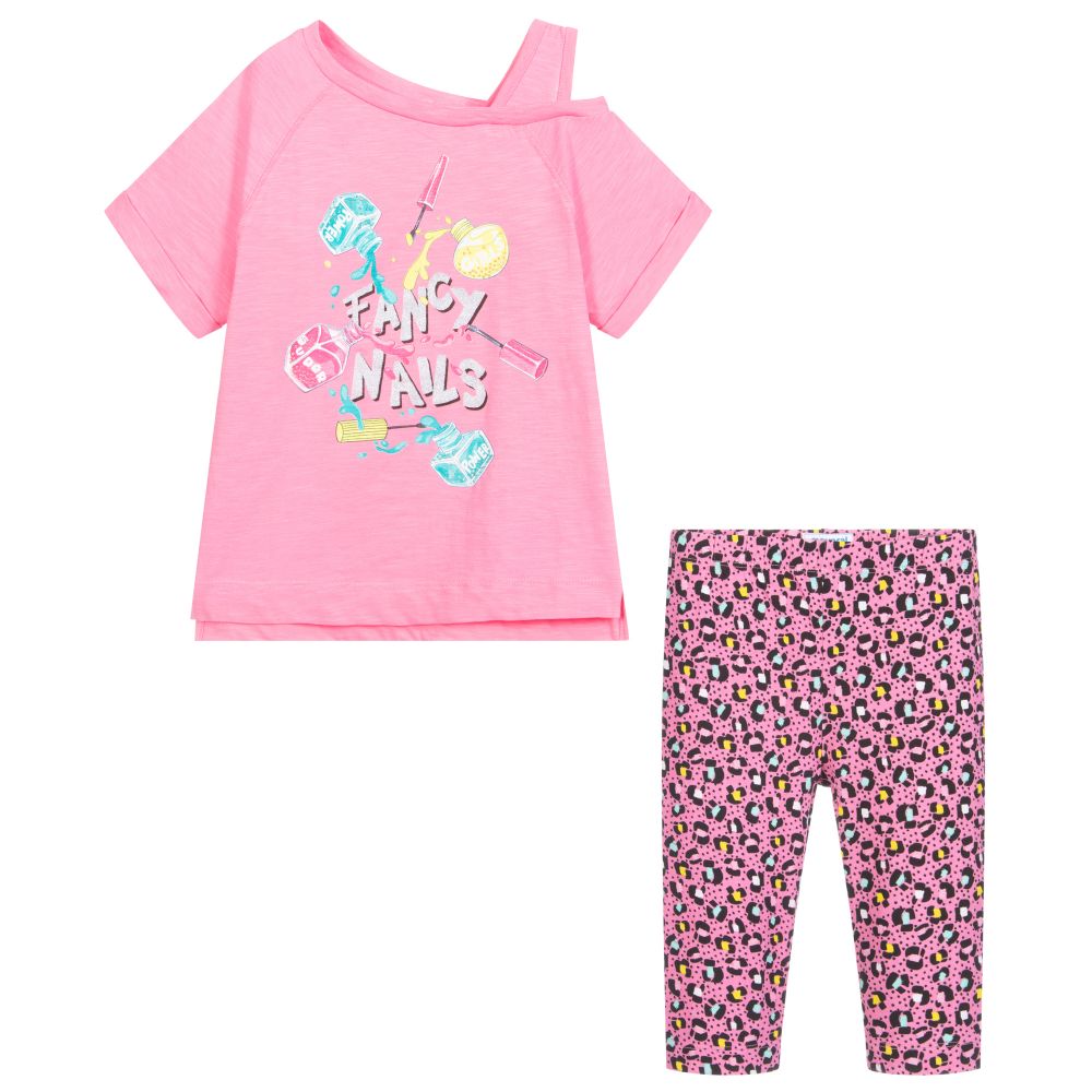Mayoral-Розовый комплект с леггинсами | Childrensalon Outlet