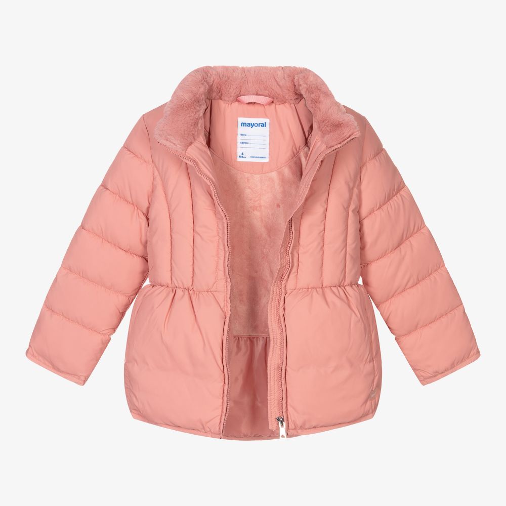 Mayoral pink jacket discount
