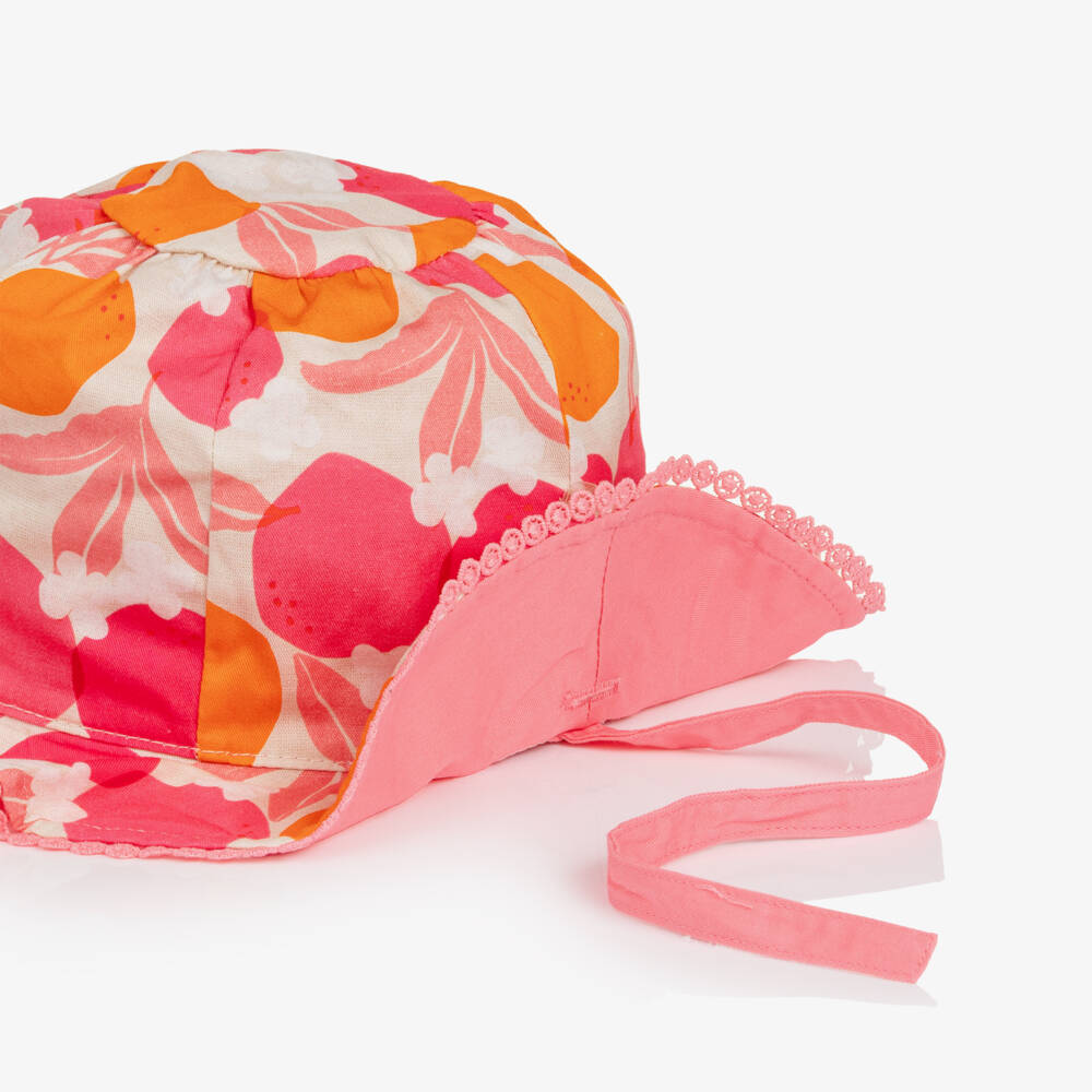 Mayoral-Pink Reversible Hat | Childrensalon Outlet
