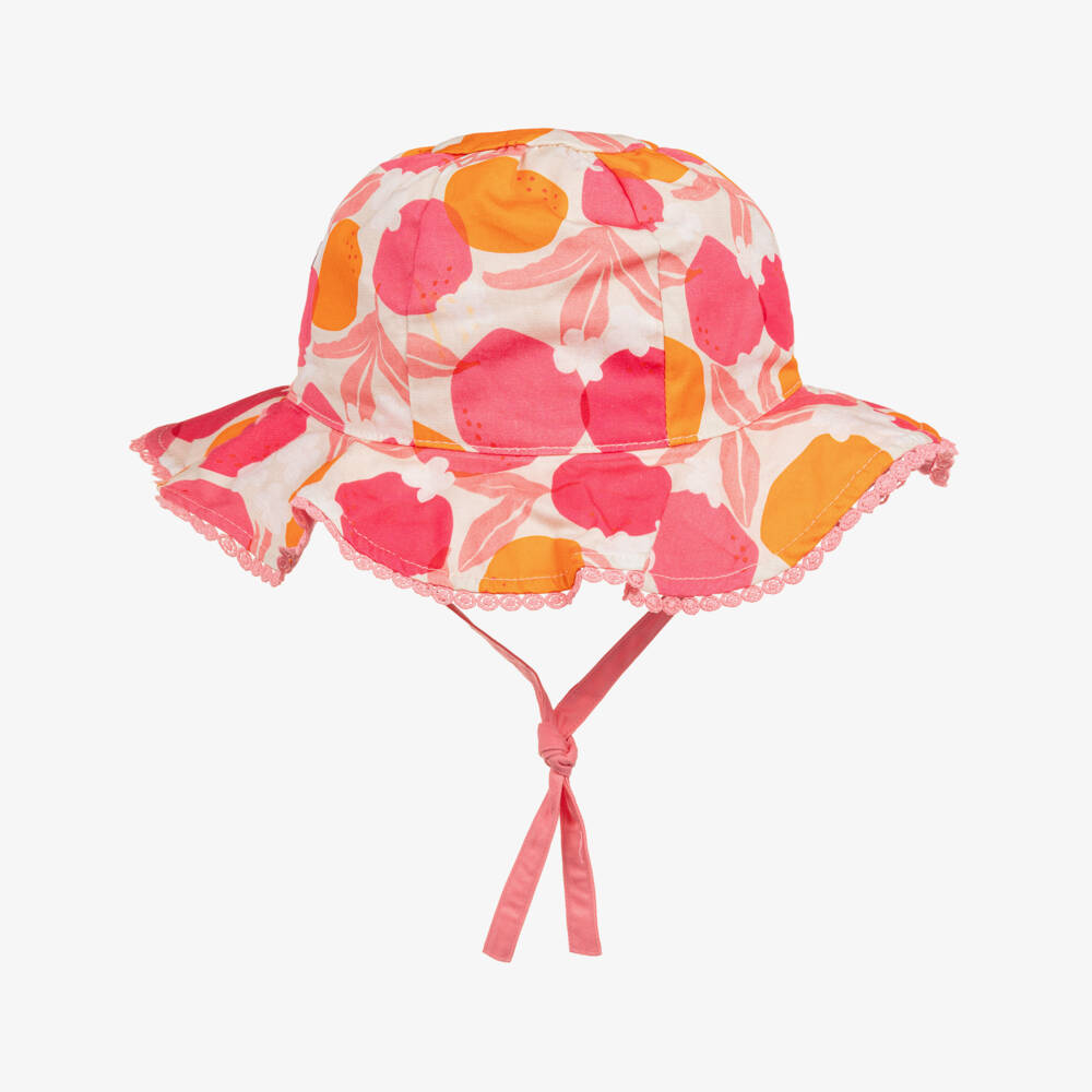 Mayoral-Pink Reversible Hat | Childrensalon Outlet