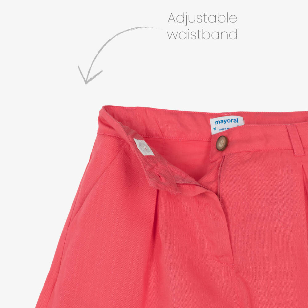 Mayoral-Pink Shorts | Childrensalon Outlet