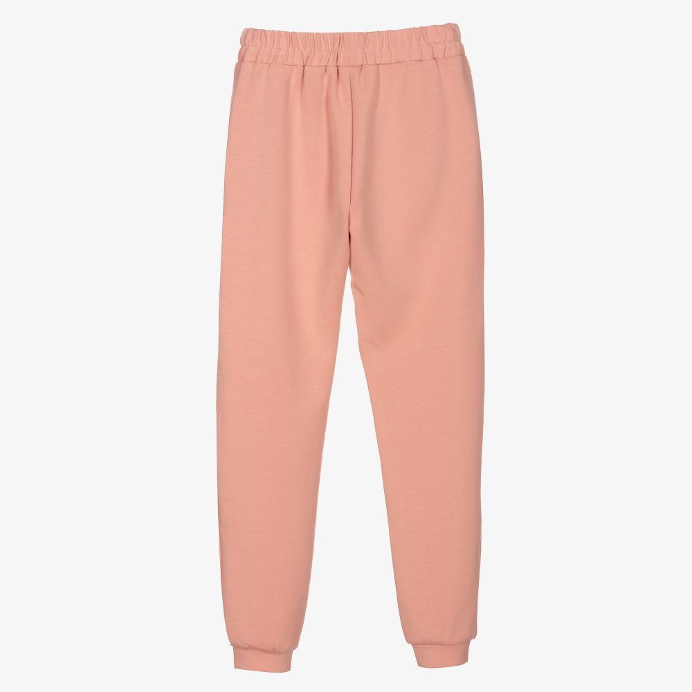 Mayoral-Pink Soft Neoprene Joggers | Childrensalon Outlet