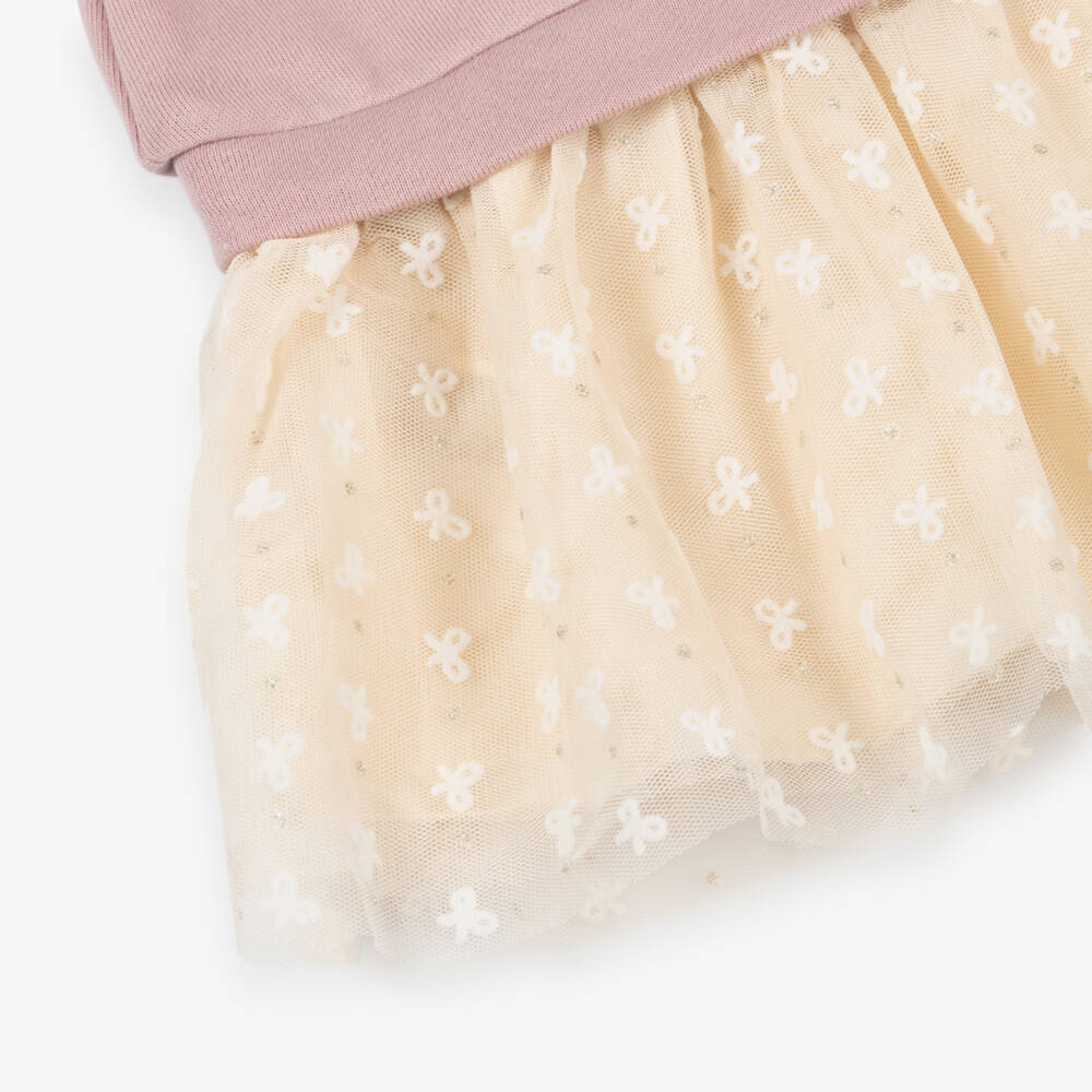 Mayoral-Pink Star Dress | Childrensalon Outlet