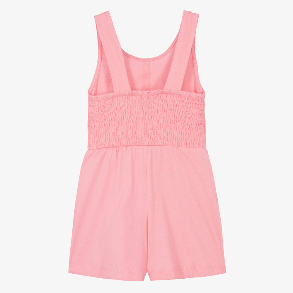 Mayoral-Розовый комбинезон с завязками для девочек | Childrensalon Outlet