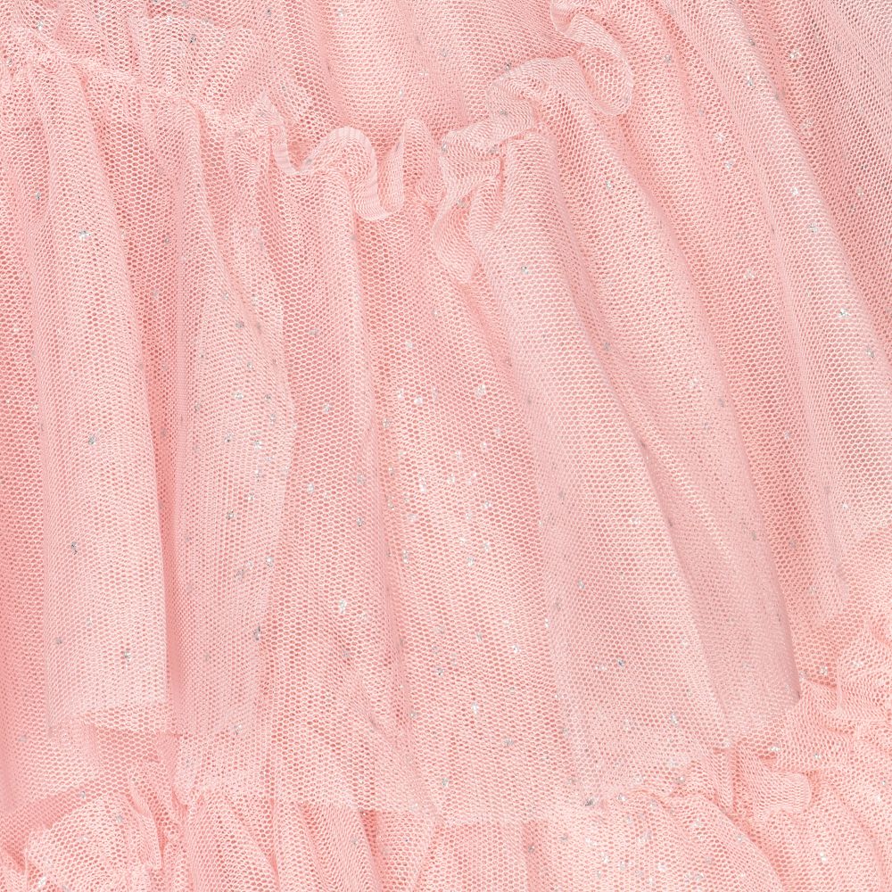 Mayoral-Розовая юбка из тюля с рюшами | Childrensalon Outlet