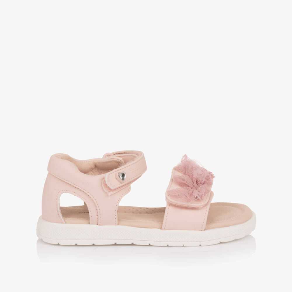 Mayoral-Pink Tulle Sandals | Childrensalon Outlet