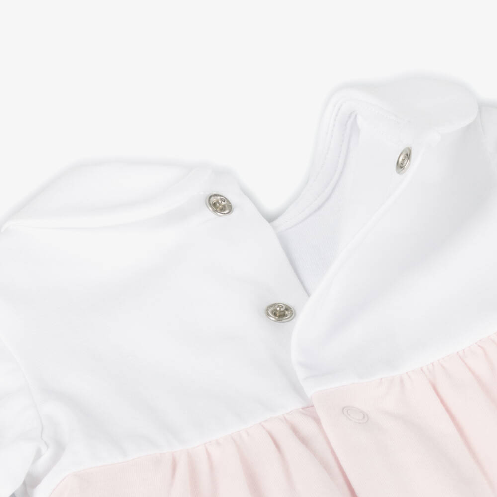 Mayoral Newborn-Pink Twin Pack Cotton Babysuits | Childrensalon Outlet