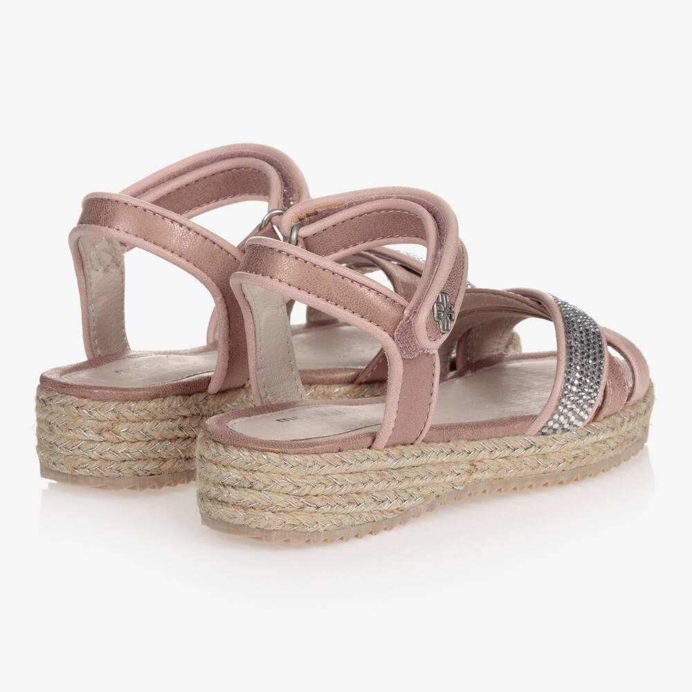 Mayoral-Pink Wedge Sandals | Childrensalon Outlet
