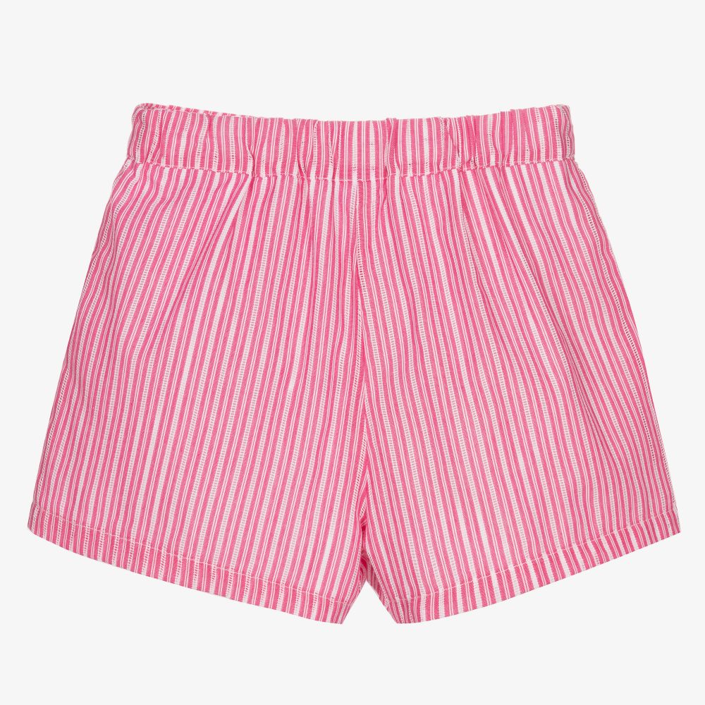 Mayoral-Pink & White Stripe Skort | Childrensalon Outlet