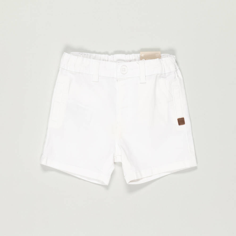 Mayoral Для новорожденных-Preloved Baby Boys White Cotton Shorts (12 months) | Childrensalon Outlet