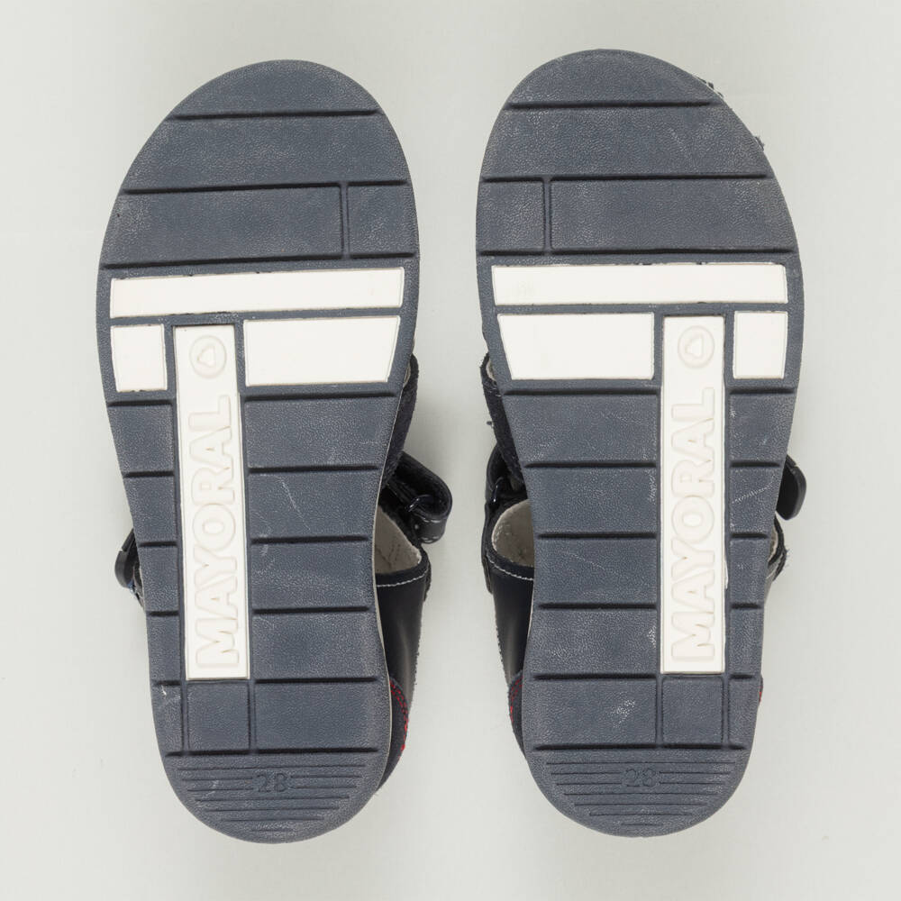 Mayoral-Preloved Boys Blue Velcro Sandals (EU28 / UK10) | Childrensalon Outlet