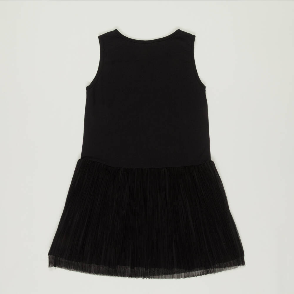 Mayoral-Preloved Girls Blue & Black Dress Set (8 years) | Childrensalon Outlet