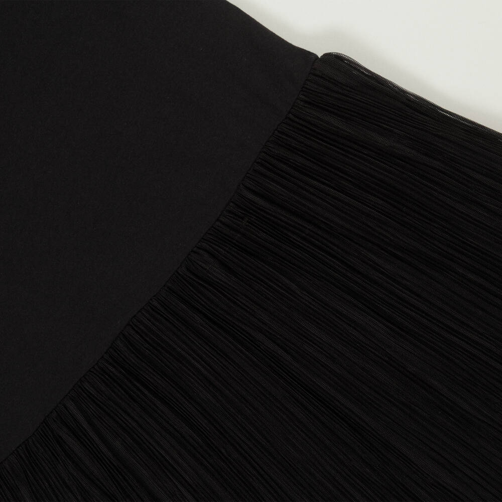 Mayoral-Preloved Girls Blue & Black Dress Set (8 years) | Childrensalon Outlet