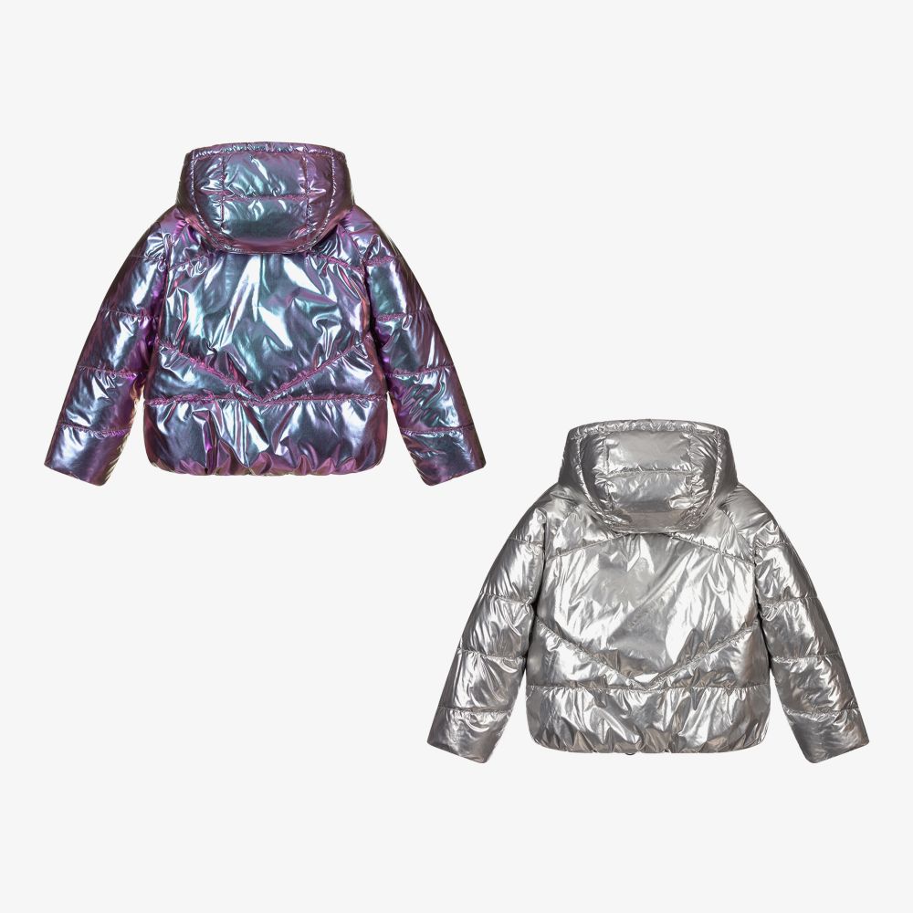 Mayoral-Purple Reversible Jacket  | Childrensalon Outlet