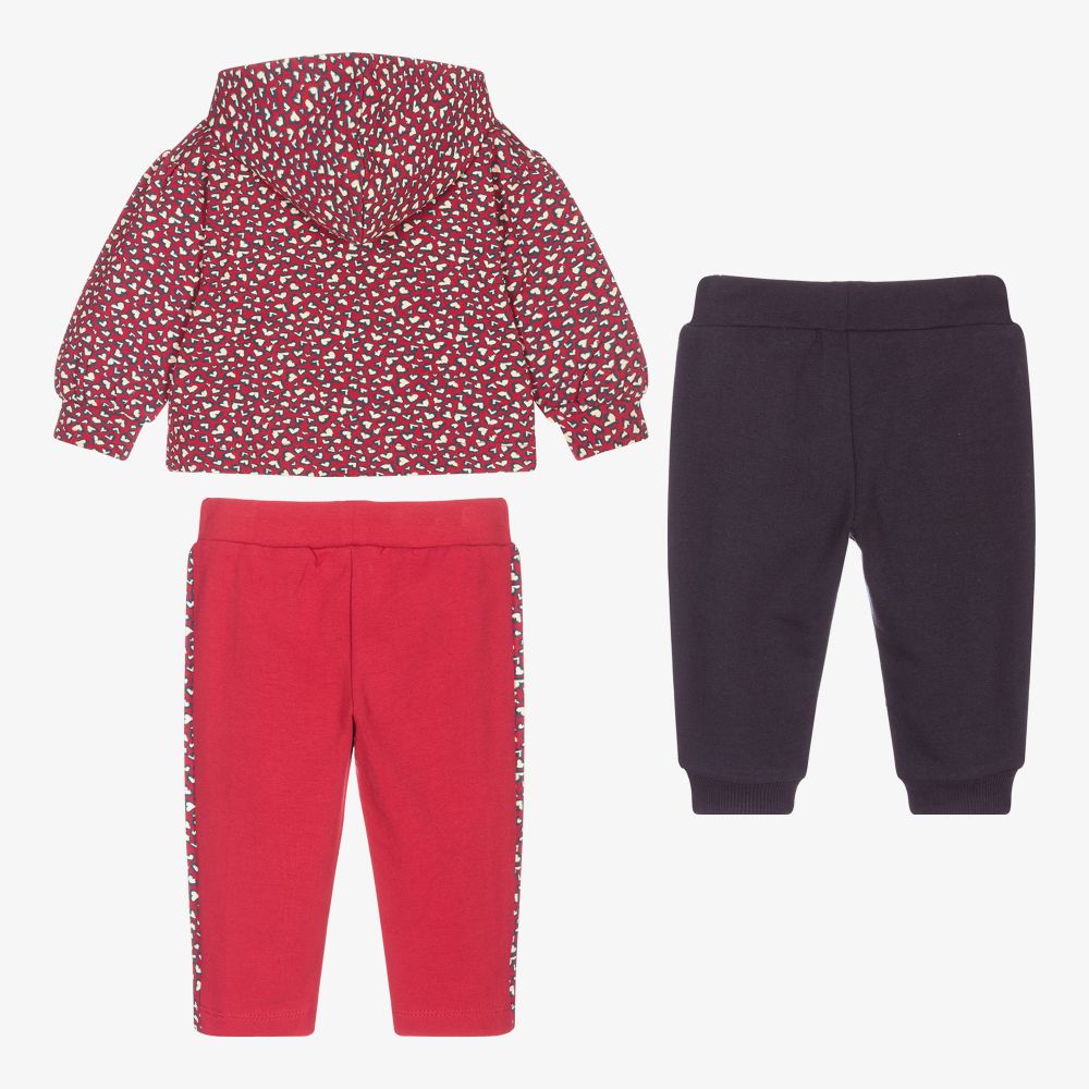 Mayoral-Красный спортивный костюм (3предмета) | Childrensalon Outlet