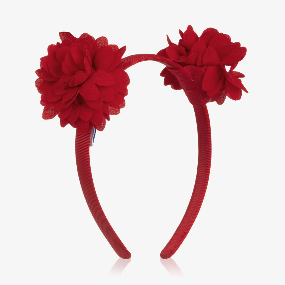 Mayoral-Red Flower Headband | Childrensalon Outlet