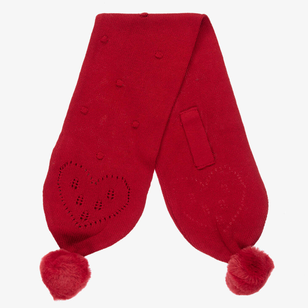 Mayoral Newborn-Red Hat, Scarf & Mittens Set | Childrensalon Outlet