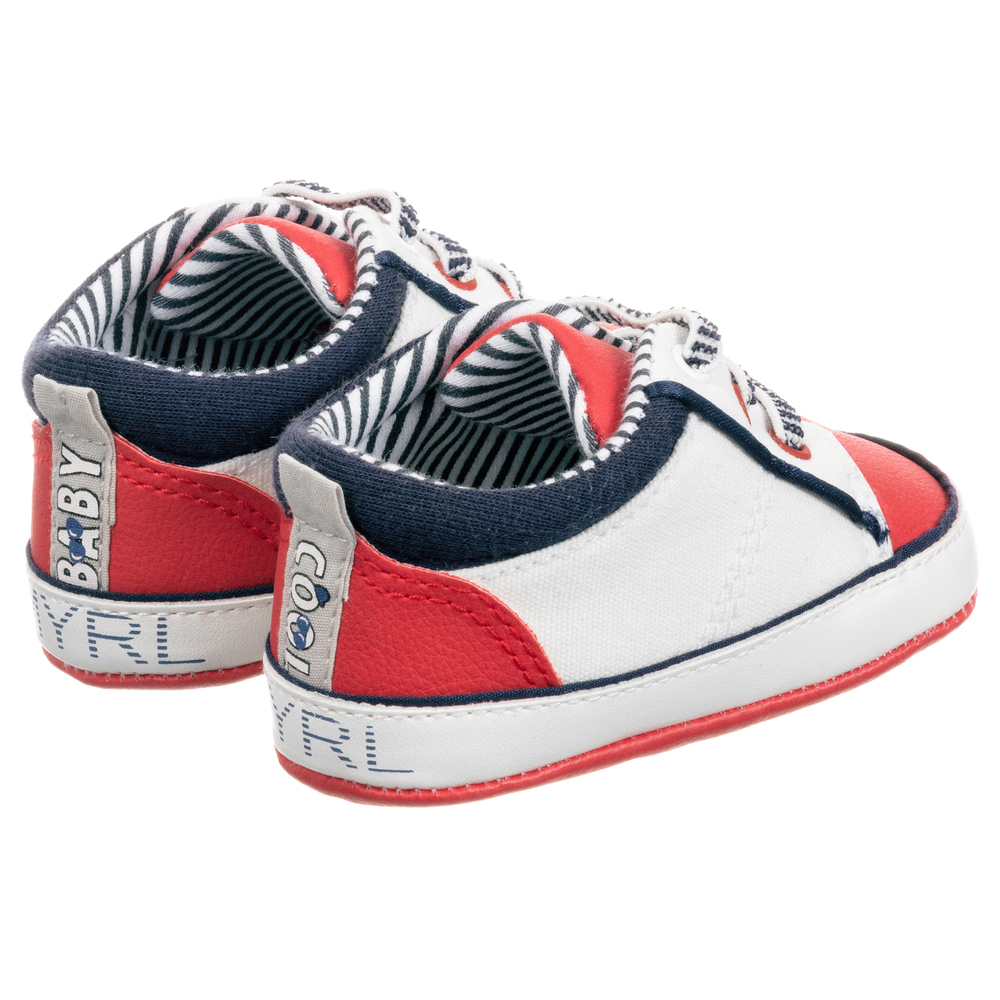 Mayoral Для новорожденных-Red Pre-Walker Trainers | Childrensalon Outlet