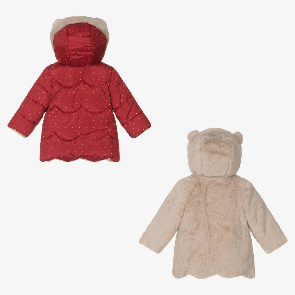 Mayoral best sale red coat