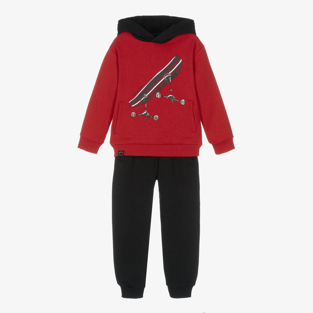 Mayoral - Red Skateboarding Tracksuit | Childrensalon