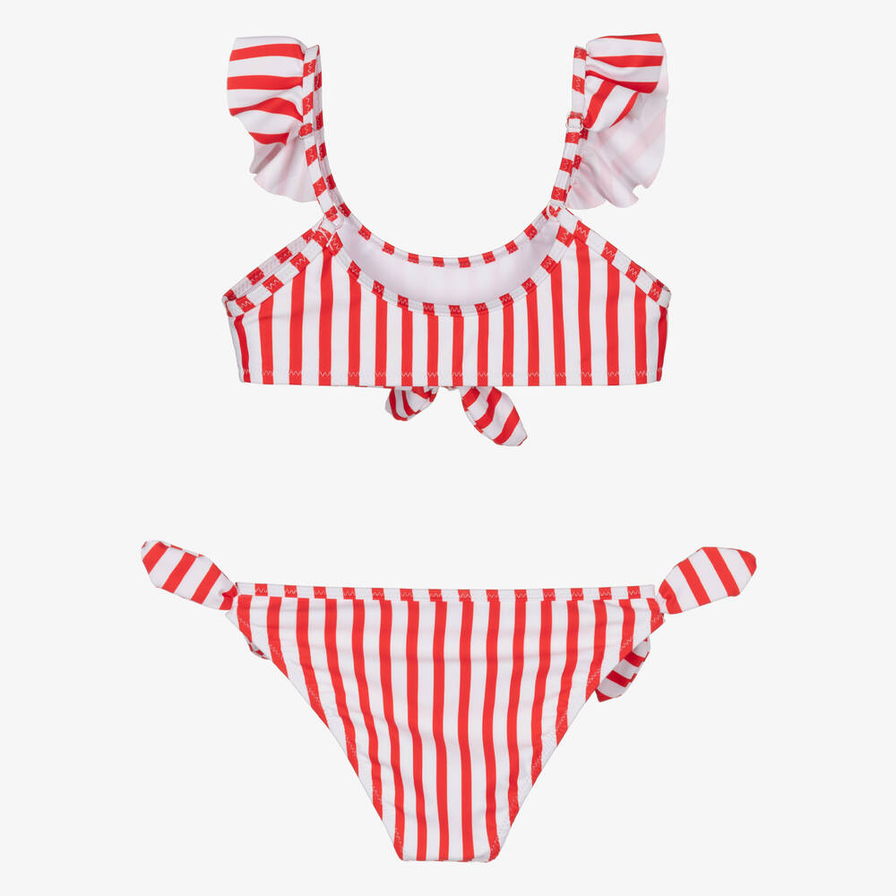 Mayoral - Red Stripe Bikini | Childrensalon Outlet