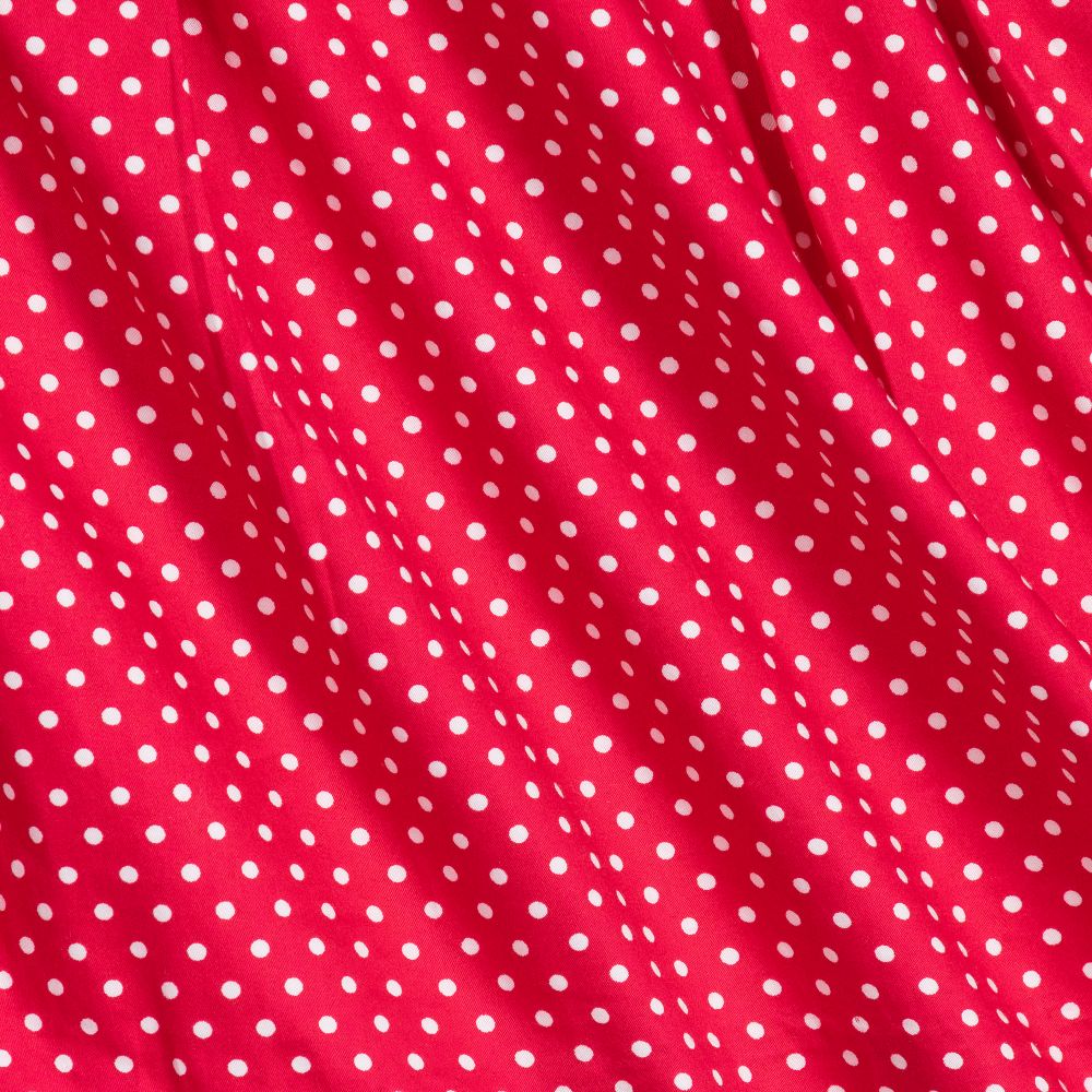 Mayoral-فستان أطفال بناتي قطن لون أحمر | Childrensalon Outlet