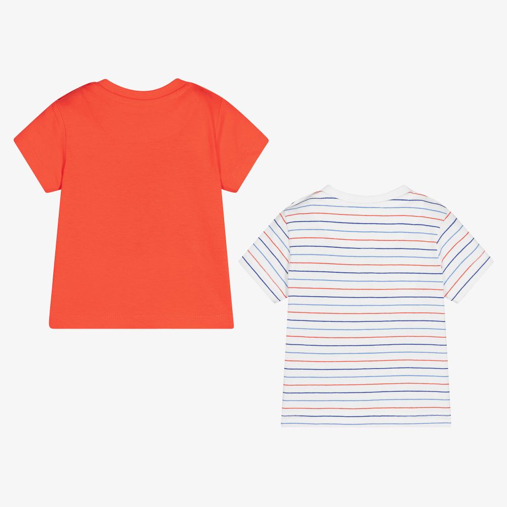 Mayoral-Красная и белая футболки (2шт.) | Childrensalon Outlet