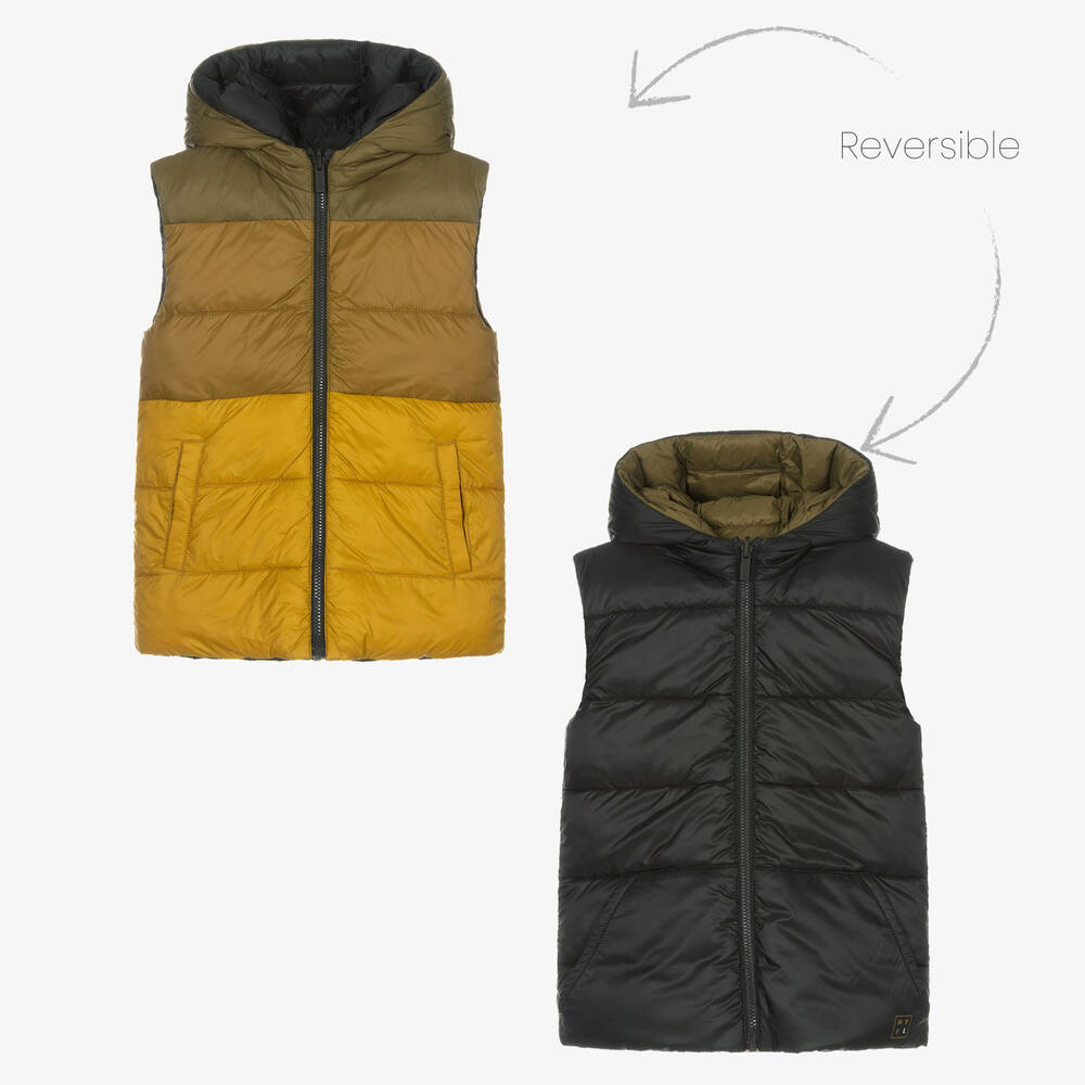 Mayoral - Reversible Colourblock Gilet | Childrensalon