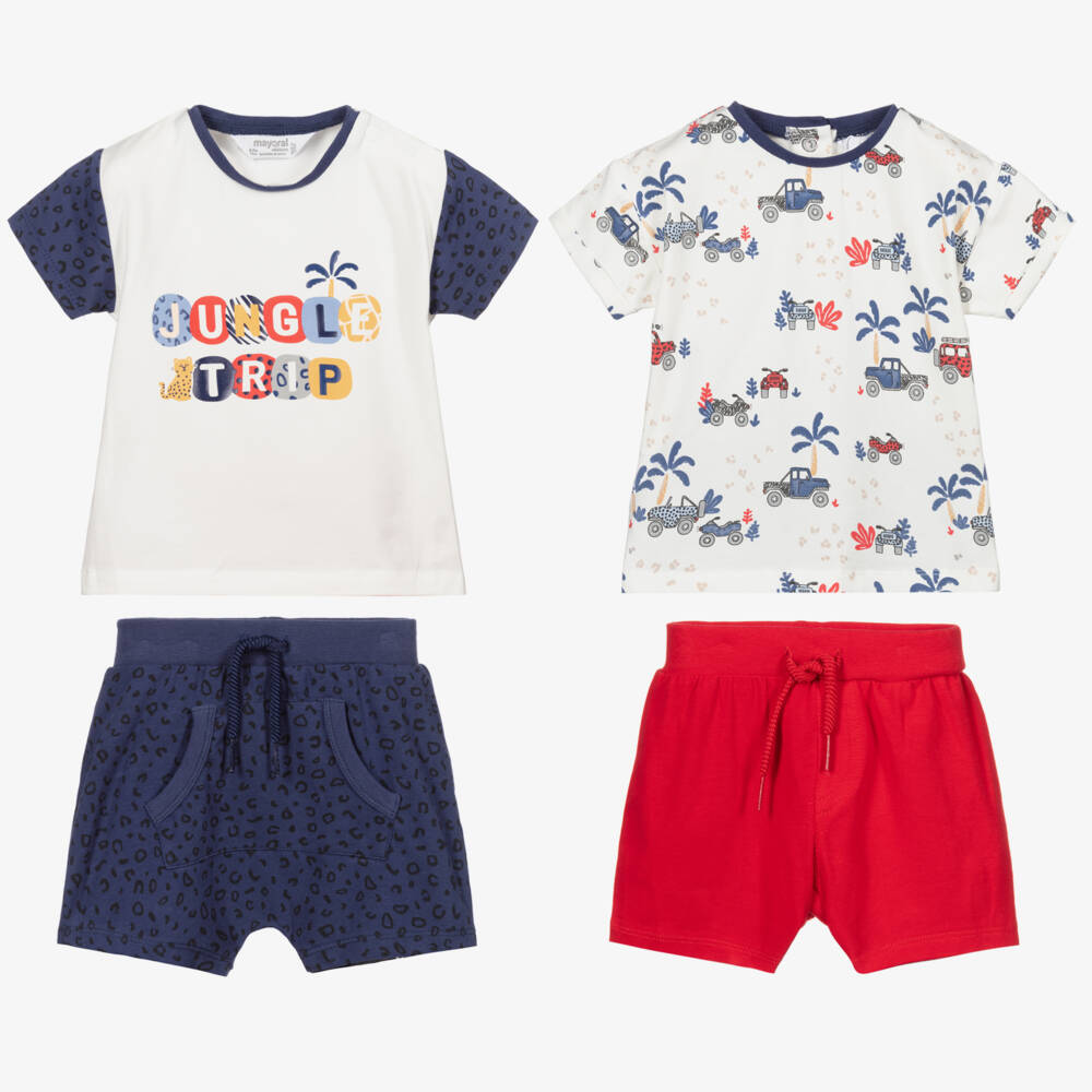 Mayoral-Комплект с шортами с принтом Safari (2 шт.) | Childrensalon Outlet