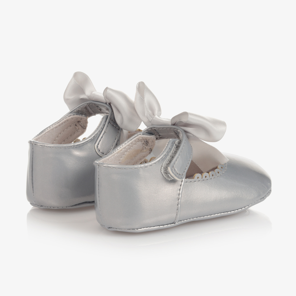 Newborn silver shoes new arrivals