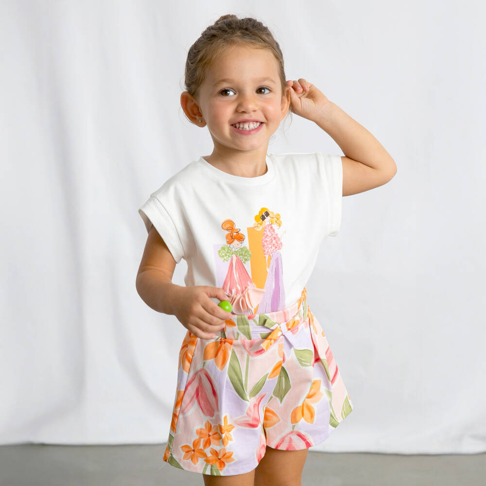 Mayoral-Футболка с принтом для девочек | Childrensalon Outlet