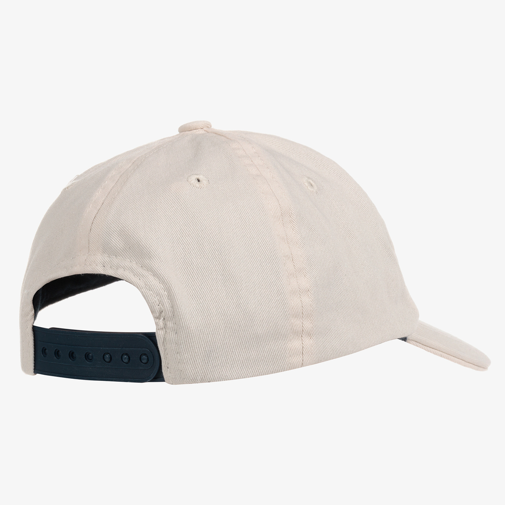 Mayoral-Teen Beige Cotton Logo Cap | Childrensalon Outlet