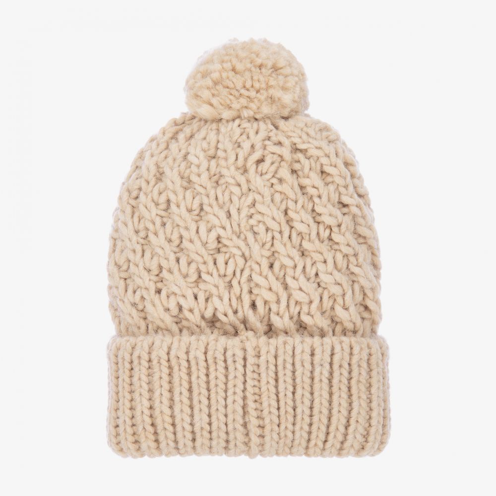 Mayoral-Бежевая шапка для подростков | Childrensalon Outlet
