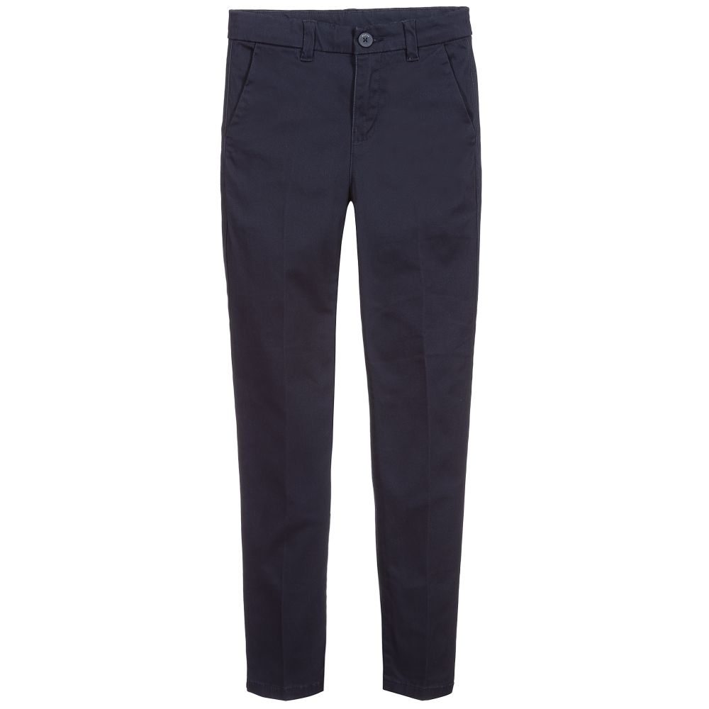 Mayoral Nukutavake - Teen Blue Chino Trousers | Childrensalon Outlet