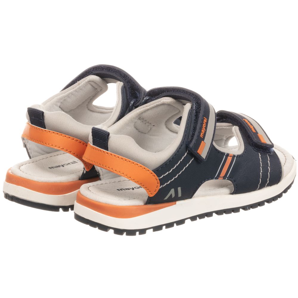 Mayoral-Teen Blue & Grey Sandals | Childrensalon Outlet