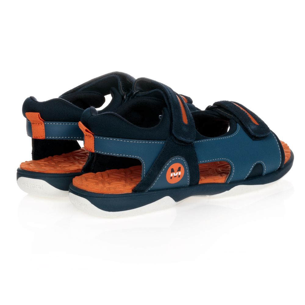 Mayoral-Сине-оранжевые сандалии для подростков | Childrensalon Outlet