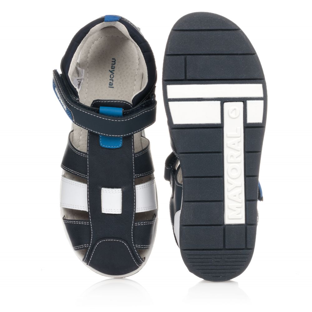 Mayoral-Сине-белые сандалии для подростков | Childrensalon Outlet